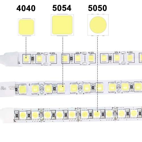 Светодиодная лента (5м) 12V SMD4040 60LED IP33 Standart белая