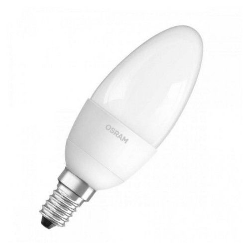 Лампа Osram led 6.5W 4000K 550Lm E14 Value classic B60 230V свічка