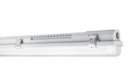 Корпус лінійного світильника Ledvance 1х1200 IP65 DP Housing перекомутація незалежно від типу ламп Сірий