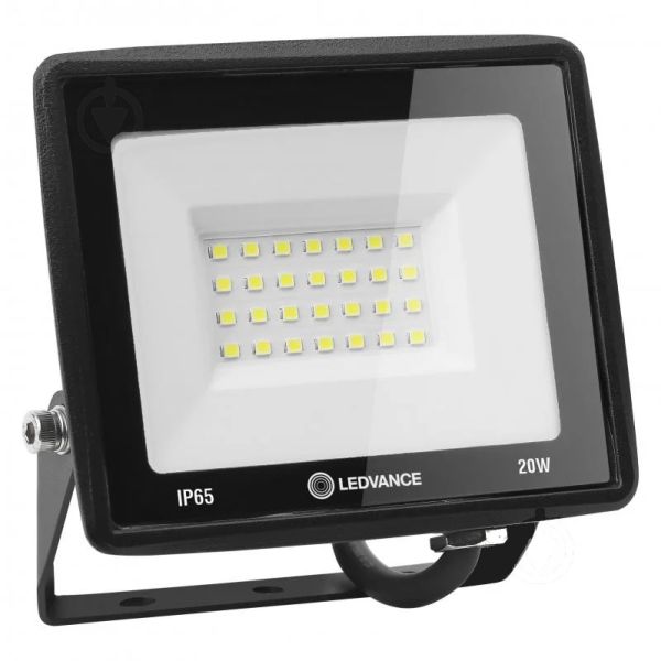 Прожектор Ledvance 20W 6500K 2000Lm IP65 Floodlight Eco чорний