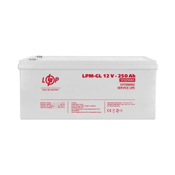 Аккумулятор гелевый LP LogicPower LPM-GL 12V - 250Ah