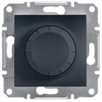 Светорегулятор поворотный 315 ВА (диммер) Антрацит Asfora Plus Schneider Electric EPH6600171