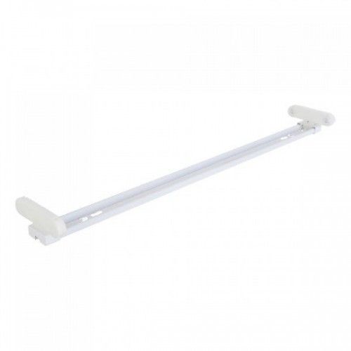 Корпус лыжа для LED ламп Horoz TUBOFIX-60D цоколь 2xT8 600mm белый
