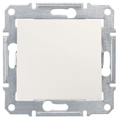 Вимикач одноклавішний слонова кість Sedna Schneider Electric SDN0100123