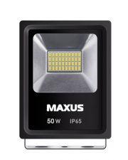Прожектор LED FLOOD LIGHT MAXUS 50W, 5000K (1-MAX-01-LFL-5050)