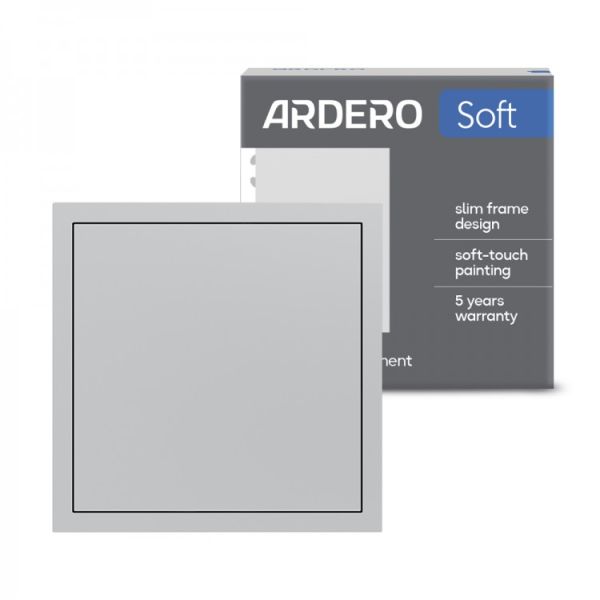 Заглушка Ardero Soft механизм EV111B-S серебро