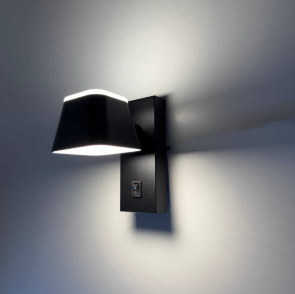 Світильник настінний Violux Crocus-S бра Led 8W 4200K IP20 чорний