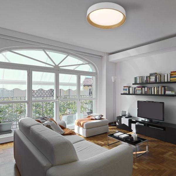 Светильник накладной Ardero led al5087ard Almond 72Вт 3000-4000-6500К 3380Лм белый