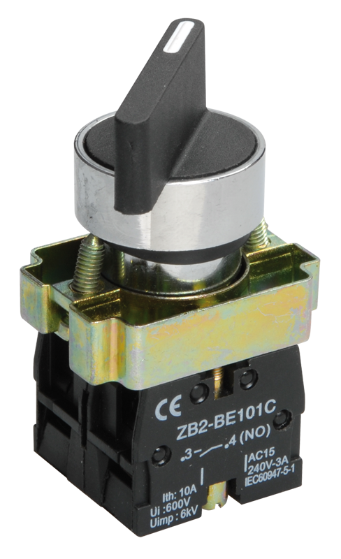Переключатель 3 положения I-0-II длинная ручка IEK LAY5-BJ33