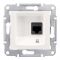Розетка компьютерная RJ45, кат.5е, UTP слоновая кость Sedna Schneider Electric SDN4300123
