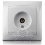 Розетка TV белая Sakura Lemanso LMR1024
