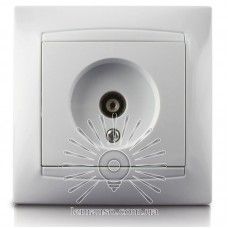 Розетка TV белая Sakura Lemanso LMR1024