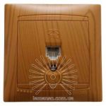 Розетка компьютерная ольха Sakura Lemanso LMR1428