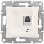 Розетка телефонная, RJ11, белая Sedna Schneider Electric SDN4101121