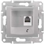 Розетка телефонная RJ11, алюминий Sedna Schneider Electric SDN4101160