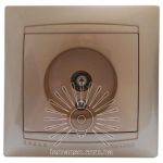 Розетка TV золото Sakura Lemanso LMR1224