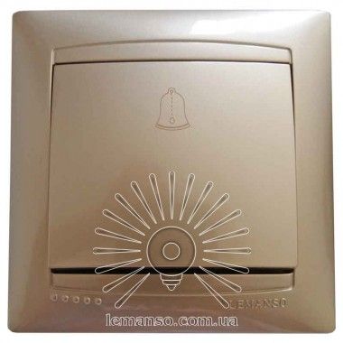 Кнопка звонка золото Sakura Lemanso LMR1210 