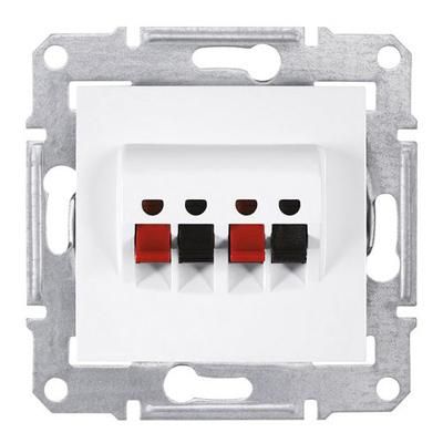 Аудиорозетка двойная белая Sedna Schneider Electric SDN5400121