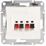 Аудиорозетка двойная слоновая кость Sedna Schneider Electric SDN5400123