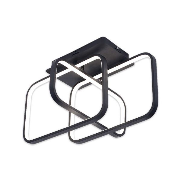 Світильник Led smart Violux Figaro пульт 90W 3000-5000K IP20 чорний
