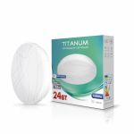 LED світильник настінно-стельовий TITANUM 24W 5000K Криві лінії