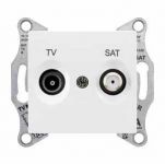 Розетка TV-SAT конечная, белая Sedna Schneider Electric SDN3401621