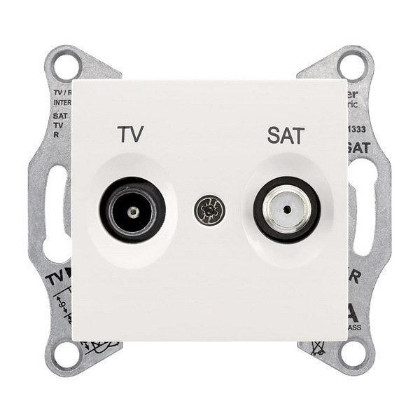 Розетка TV-SAT конечная, слоновая кость Sedna Schneider Electric SDN3401623