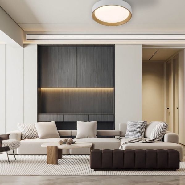 Светильник накладной Ardero led al5087ard Almond 60Вт 3000-4000-6500К 2700Лм белый