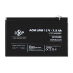Аккумулятор свинцово-кислотный AGM LP LogicPower LPM 12V - 7.5Ah