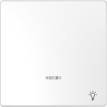 Клавиша 1-ная Звонок с линзой для LED модуля Merten D-Life MTN3325-6035 Белый лотос