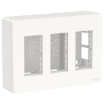 NU123418 Блок unica system+ відкртита вставка 3х4 білий
