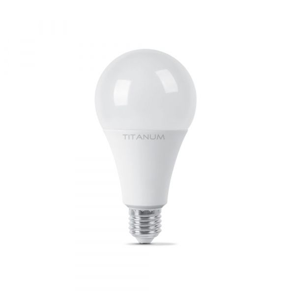 LED лампа TITANUM A80 18W E27 4100K
