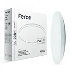 Світильник світлодіодний вологозахищений Feron AL533 20W 6500К IP54 білий