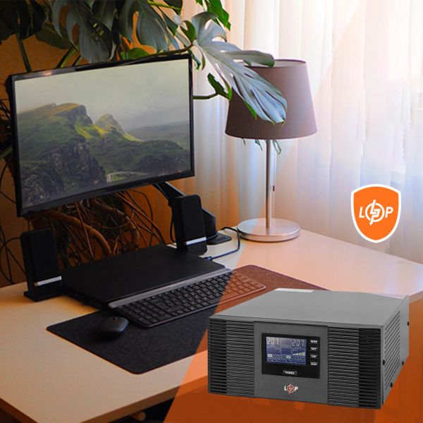 ИБП LP LogicPower LPM-PSW-1500VA 1050Вт с правильной синусоидой 12V