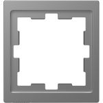 Рамка 1-постовая Merten D-Life MTN4010-6536 Нержавеющая сталь