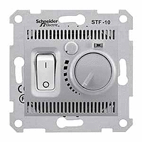 Термостат для теплого пола, алюминий Sedna Schneider Electric SDN6000360