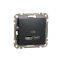 USB розетка тип A+C 2,4A Чорний Sedna Design Schneider Electric SDD114402