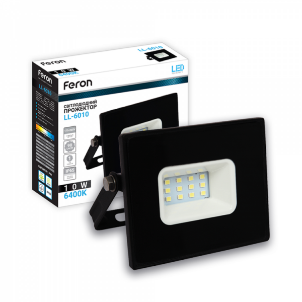 Светодиодный прожектор Feron LL-6010 10W 6400K IP65