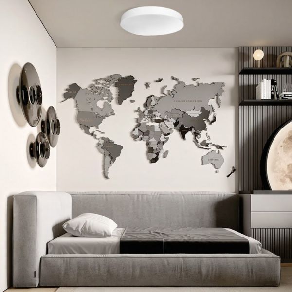 Світильник накладний Ardero led al6087ard Trend 36Вт 3000-4000-6500К 3600Лм білий