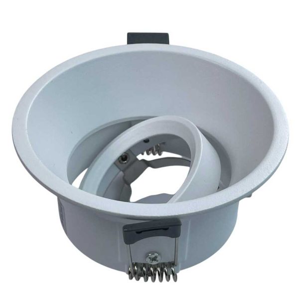 Світильник точковий вбудований Violux Torino-R 35W GU10 220V IP20 коло білий