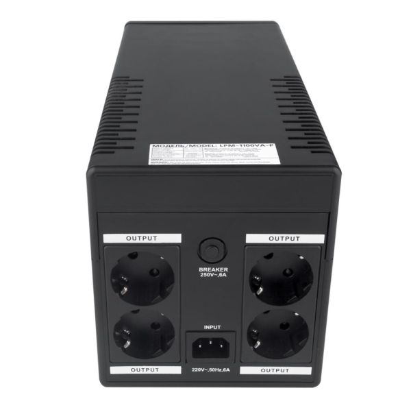 ИБП LogicPower линейно-интерактивный LPM-1100VA-P 770Вт