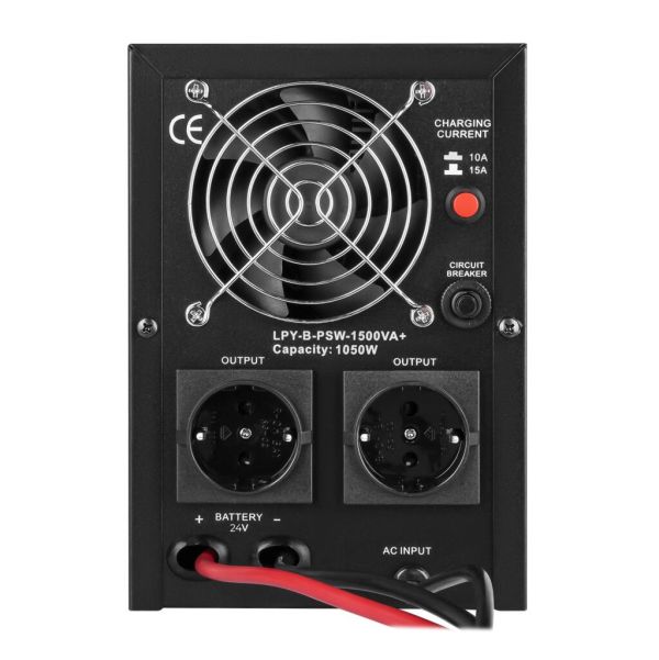 ИБП LP LogicPower LPY-B-PSW-1500VA+ 1050Вт 10A-15A с правильной синусоидой 24V