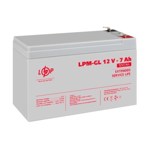 Аккумулятор гелевый  LP LogicPower LPM-GL 12V - 7Ah