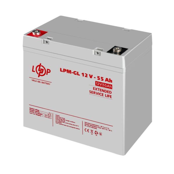 Аккумулятор гелевый LP LogicPower LPM-GL 12V - 55Ah