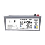 Акумулятор LiFePO4 LP LogicPower 25,6V - 230Ah 5888Wh BMS 150A-115А метал Smart BT RS485