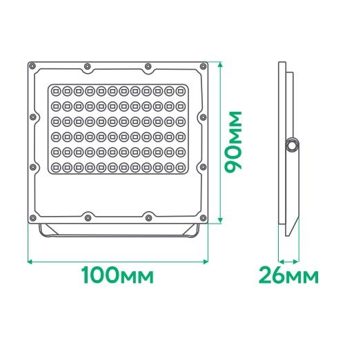 Светоидодный прожектор Ardero LL-3020ARD 20W 2400Lm 6500K