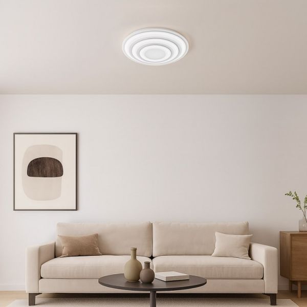 Светильник накладной люстра led Ardero AL6114ARD ATLANT R 65Вт 3000-6500K с пультом белый