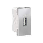 USB-коннектор 1 модуль алюминий Schneider Electric Unica New