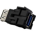 Механизм модуль USB 3.0 Keystone для установки на суппорт Merten MTN4582-0001