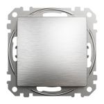 Двоклавішний перемикач, Sedna Design & Elements,матовий алюміній, SDD170108, Schneider Electric